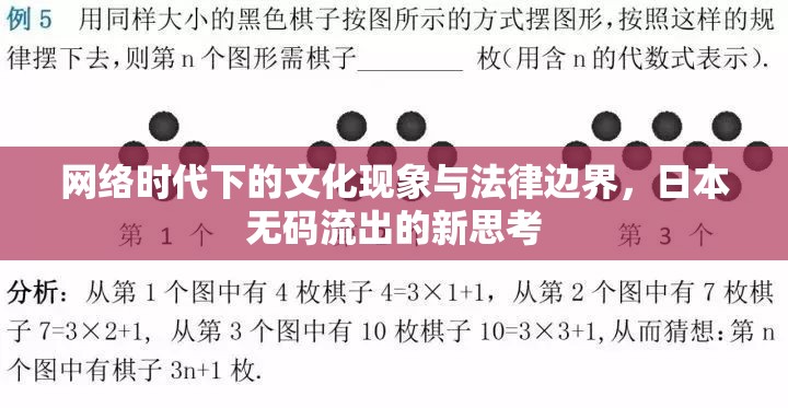 網(wǎng)絡(luò)時代下的文化現(xiàn)象與法律邊界，日本無碼流出的新思考