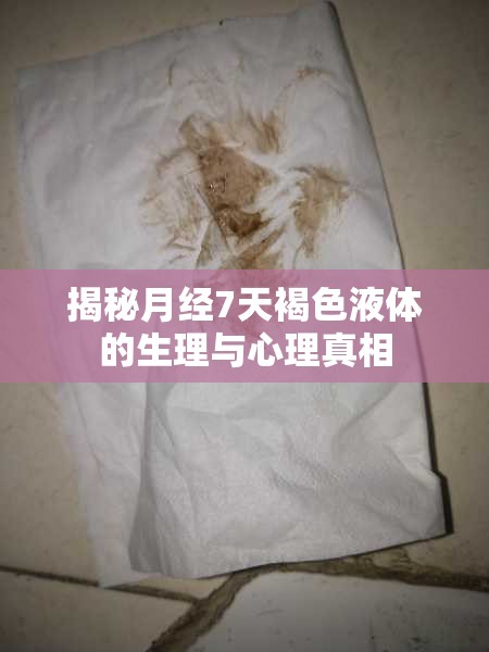 揭秘月經(jīng)7天褐色液體的生理與心理真相