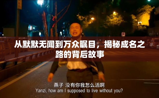 從默默無聞到萬眾矚目，揭秘成名之路的背后故事