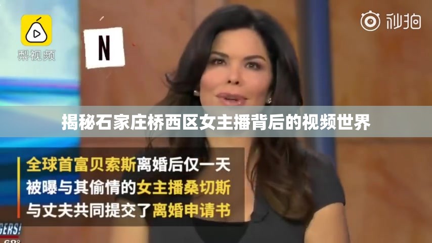 揭秘石家莊橋西區(qū)女主播背后的視頻世界