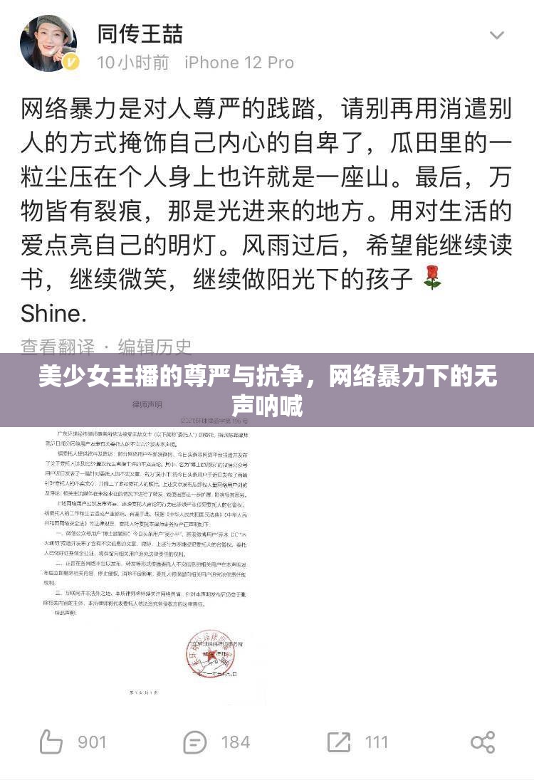 美少女主播的尊嚴與抗?fàn)帲W(wǎng)絡(luò)暴力下的無聲吶喊