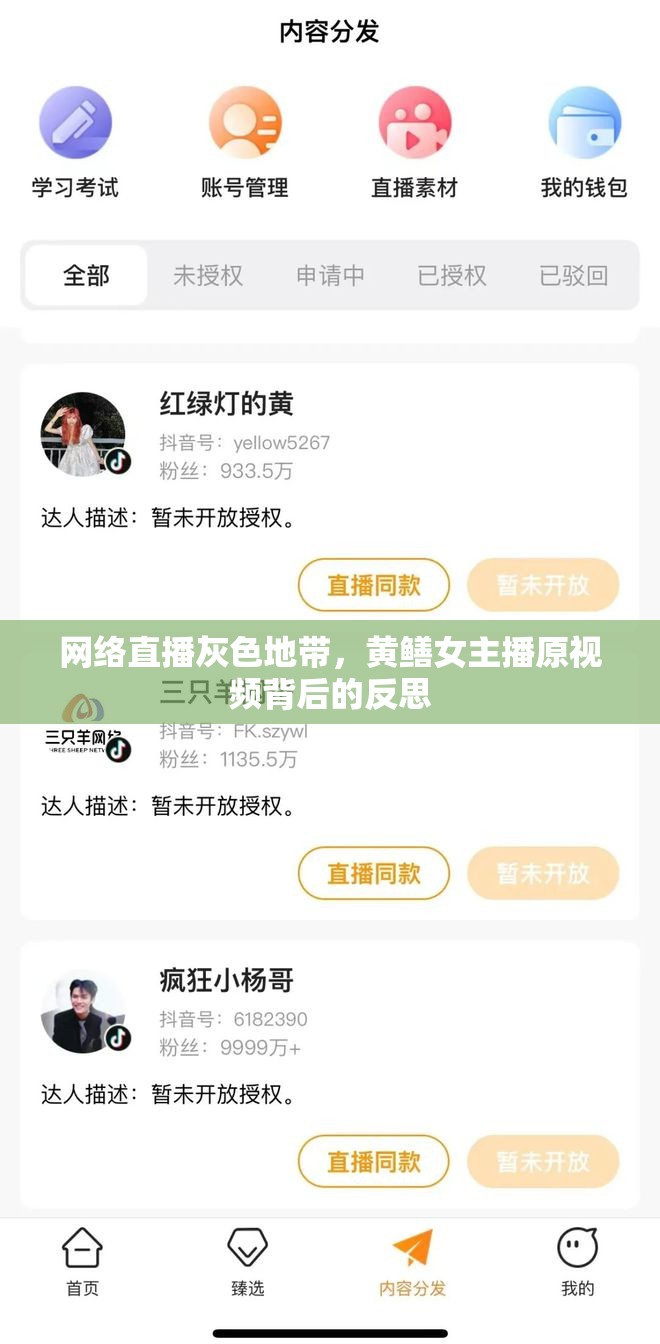 網(wǎng)絡(luò)直播灰色地帶，黃鱔女主播原視頻背后的反思