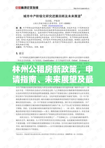 林州公租房新政策，申請(qǐng)指南、未來(lái)展望及最新消息
