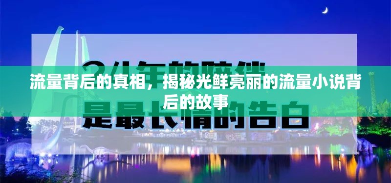 流量背后的真相，揭秘光鮮亮麗的流量小說背后的故事