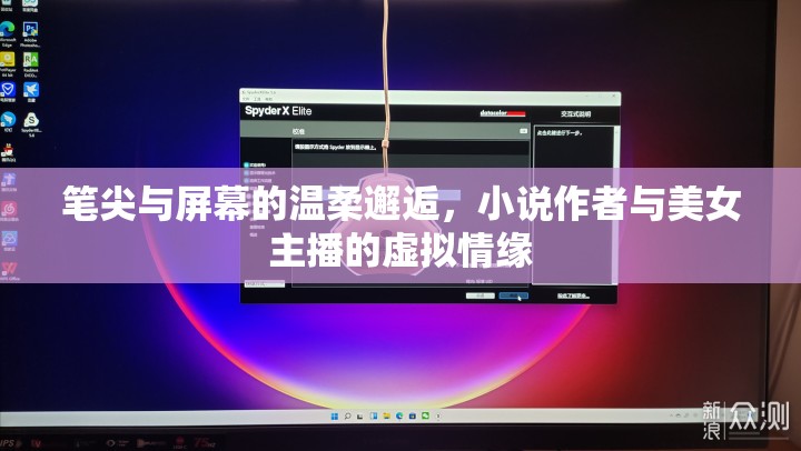 筆尖與屏幕的溫柔邂逅，小說作者與美女主播的虛擬情緣