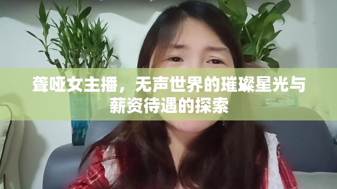 聾啞女主播，無(wú)聲世界的璀璨星光與薪資待遇的探索
