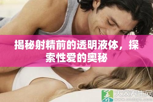 揭秘射精前的透明液體，探索性愛的奧秘