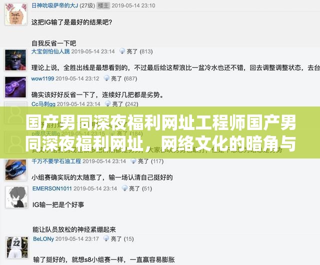 國(guó)產(chǎn)男同深夜福利網(wǎng)址工程師國(guó)產(chǎn)男同深夜福利網(wǎng)址，網(wǎng)絡(luò)文化的暗角與反思