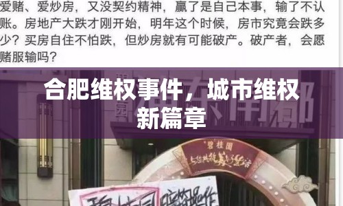 合肥維權(quán)事件，城市維權(quán)新篇章
