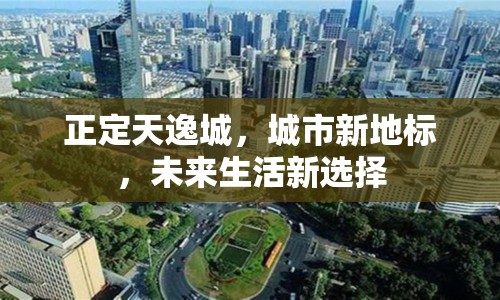 正定天逸城，城市新地標，未來生活新選擇