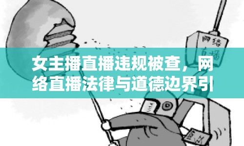 女主播直播違規(guī)被查，網(wǎng)絡(luò)直播法律與道德邊界引熱議