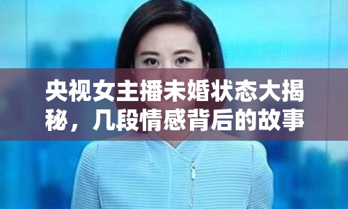 央視女主播未婚狀態(tài)大揭秘，幾段情感背后的故事