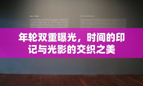 年輪雙重曝光，時間的印記與光影的交織之美