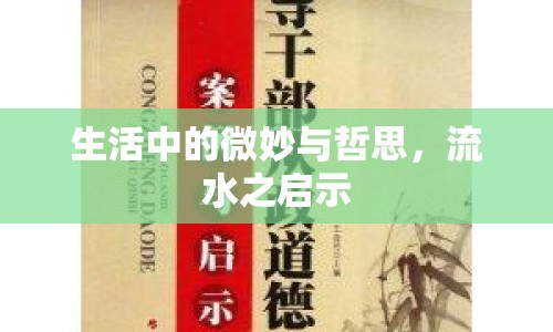 生活中的微妙與哲思，流水之啟示