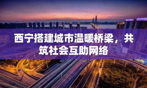 西寧搭建城市溫暖橋梁，共筑社會互助網(wǎng)絡(luò)