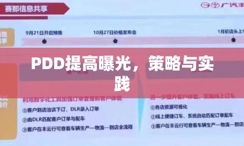PDD提高曝光，策略與實(shí)踐