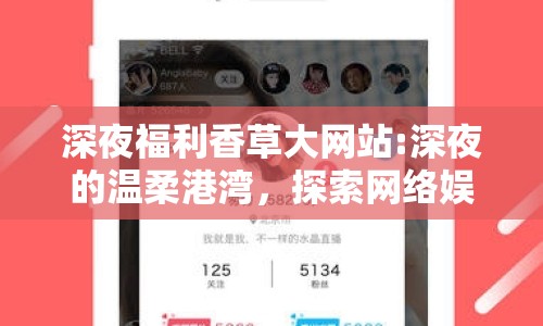 深夜福利香草大網(wǎng)站:深夜的溫柔港灣，探索網(wǎng)絡(luò)娛樂的新境界