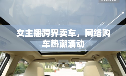 女主播跨界賣車，網(wǎng)絡(luò)購(gòu)車熱潮涌動(dòng)