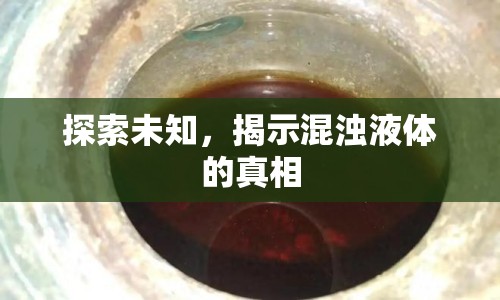 探索未知，揭示混濁液體的真相