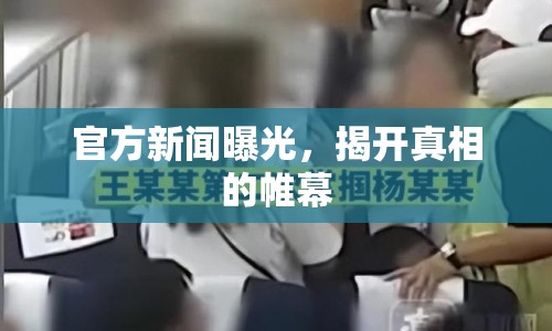 官方新聞曝光，揭開(kāi)真相的帷幕