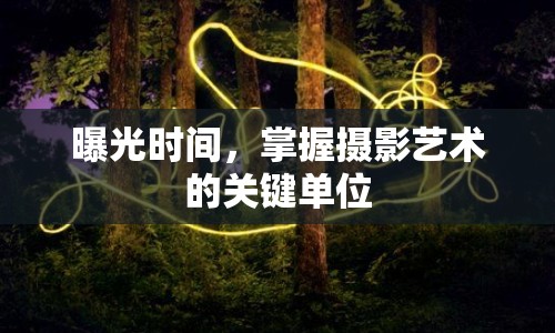 曝光時間，掌握攝影藝術的關鍵單位