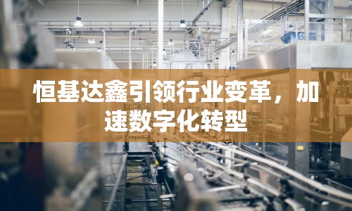 恒基達(dá)鑫引領(lǐng)行業(yè)變革，加速數(shù)字化轉(zhuǎn)型