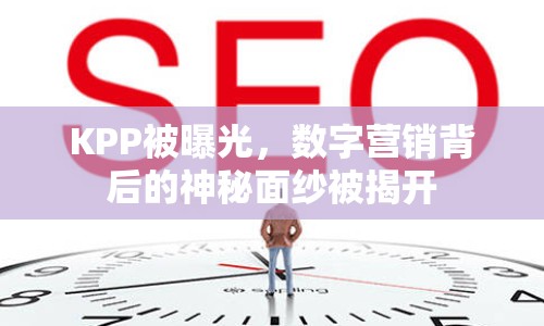 KPP被曝光，數(shù)字營銷背后的神秘面紗被揭開