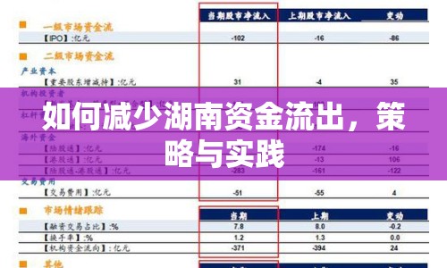 如何減少湖南資金流出，策略與實(shí)踐