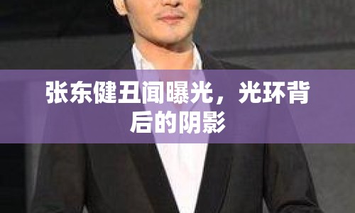 張東健丑聞曝光，光環(huán)背后的陰影