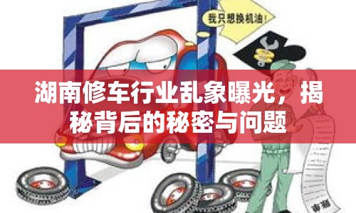 湖南修車行業(yè)亂象曝光，揭秘背后的秘密與問(wèn)題