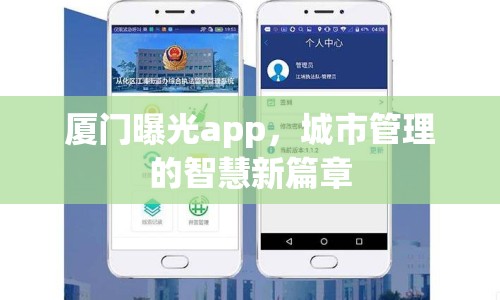 廈門曝光app，城市管理的智慧新篇章