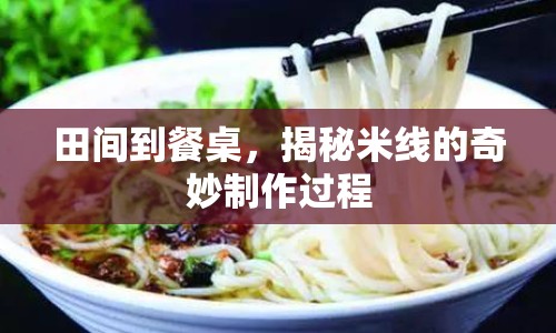 田間到餐桌，揭秘米線的奇妙制作過(guò)程