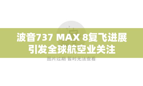 波音737 MAX 8復(fù)飛進(jìn)展引發(fā)全球航空業(yè)關(guān)注