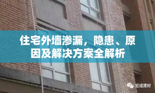 住宅外墻滲漏，隱患、原因及解決方案全解析