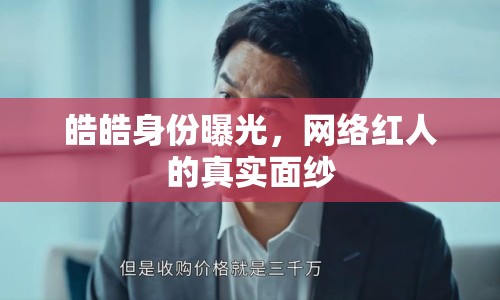 皓皓身份曝光，網(wǎng)絡(luò)紅人的真實(shí)面紗