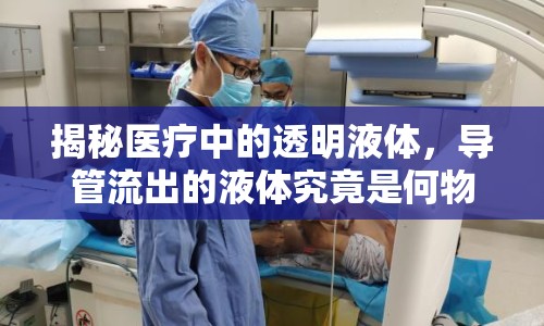 揭秘醫(yī)療中的透明液體，導管流出的液體究竟是何物？