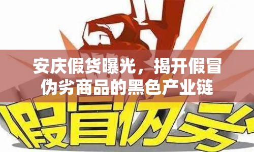安慶假貨曝光，揭開假冒偽劣商品的黑色產(chǎn)業(yè)鏈