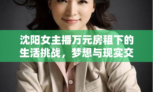 沈陽女主播萬元房租下的生活挑戰(zhàn)，夢想與現(xiàn)實交織的奮斗之路