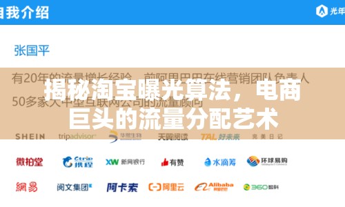 揭秘淘寶曝光算法，電商巨頭的流量分配藝術(shù)