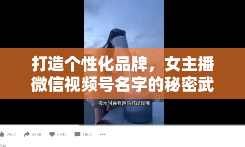 打造個(gè)性化品牌，女主播微信視頻號(hào)名字的秘密武器