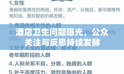 酒店衛(wèi)生問題曝光，公眾關(guān)注與反思持續(xù)發(fā)酵