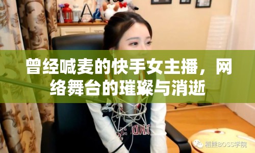 曾經(jīng)喊麥的快手女主播，網(wǎng)絡(luò)舞臺(tái)的璀璨與消逝