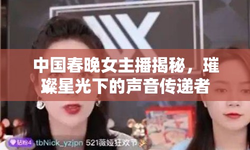 中國春晚女主播揭秘，璀璨星光下的聲音傳遞者