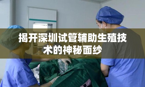 揭開(kāi)深圳試管輔助生殖技術(shù)的神秘面紗