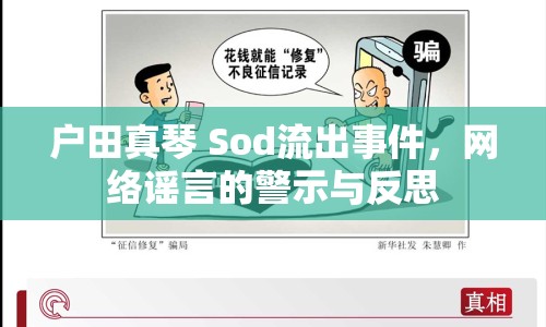 戶田真琴 Sod流出事件，網(wǎng)絡謠言的警示與反思