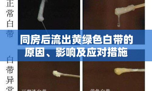 同房后流出黃綠色白帶的原因、影響及應(yīng)對(duì)措施