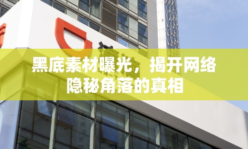 黑底素材曝光，揭開網(wǎng)絡(luò)隱秘角落的真相