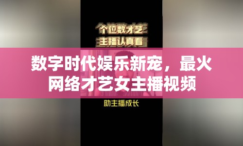 數(shù)字時(shí)代娛樂(lè)新寵，最火網(wǎng)絡(luò)才藝女主播視頻