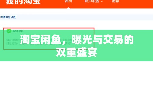 淘寶閑魚，曝光與交易的雙重盛宴