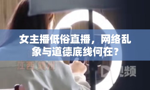 女主播低俗直播，網(wǎng)絡(luò)亂象與道德底線何在？